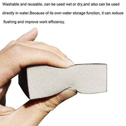 10 Pack 80 Grit Sanding Sponge, Washable and Reusable Sanding Blocks Great for Pot, Pan, Glass, Wood, Metal Sanding