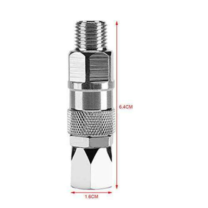 Sprayer Joint, 1/4-Inch 360 Degrees Rotate Stainless Steel Airless High Pressure Spray Gun Hose Swivel Joint Connector Accessories for Paint Sprayers & Hose