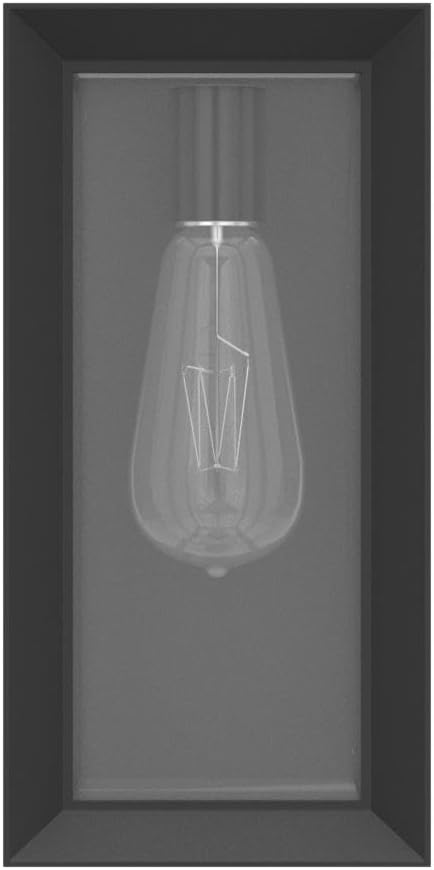 ledmo Outdoor Wall Light 1800Lm Modern Outdoor Porch Light 3000K Bright Lighting Black Exterior Lighting Fixture Waterproof Christmas Fixture for House,Patio,Garage,Backyard,Hallway（2 Pack