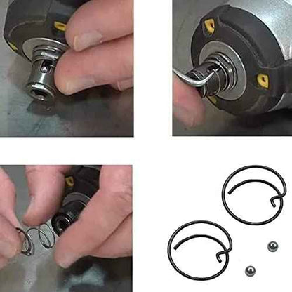 2 Pack N078434 N089668 Spring and Steel Ball, Fit for DCF805 DCF825 DCF885 DCF886, Impact Driver Spring Kit
