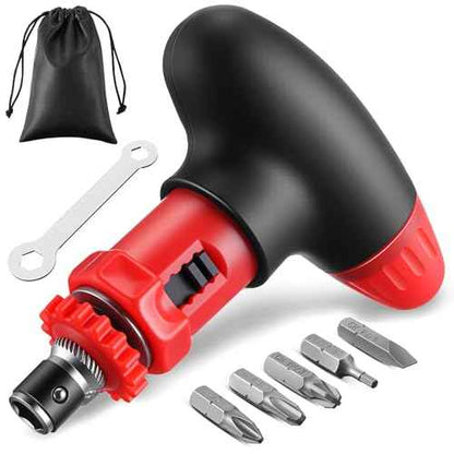 Multi bit Ratchet Snowboard Screwdriver for Adjusting Bindings, Snowboard Multitool, Compact and Pocket Friendly