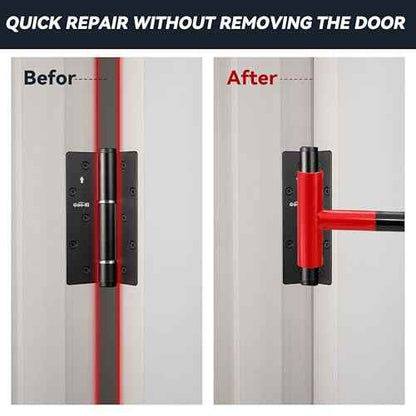 Door Hinge Adjustment Tool Kit, 4 in 1 Hinge Gap Adjusting Wrench Set for Residential and Commercial Multi-Size Door,Hinge Door Gap Adjustment Tool for Round Bolt Hinged Doors