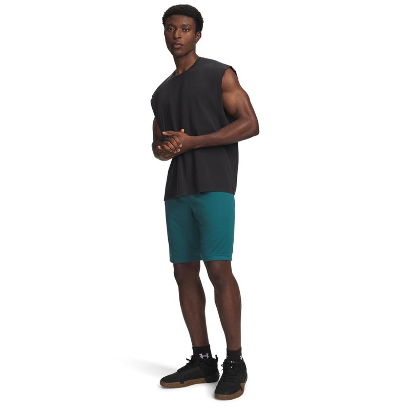 Under Armour Men's Tech Graphic 10" Shorts, (338) Rack Green / / Black, Large Tall