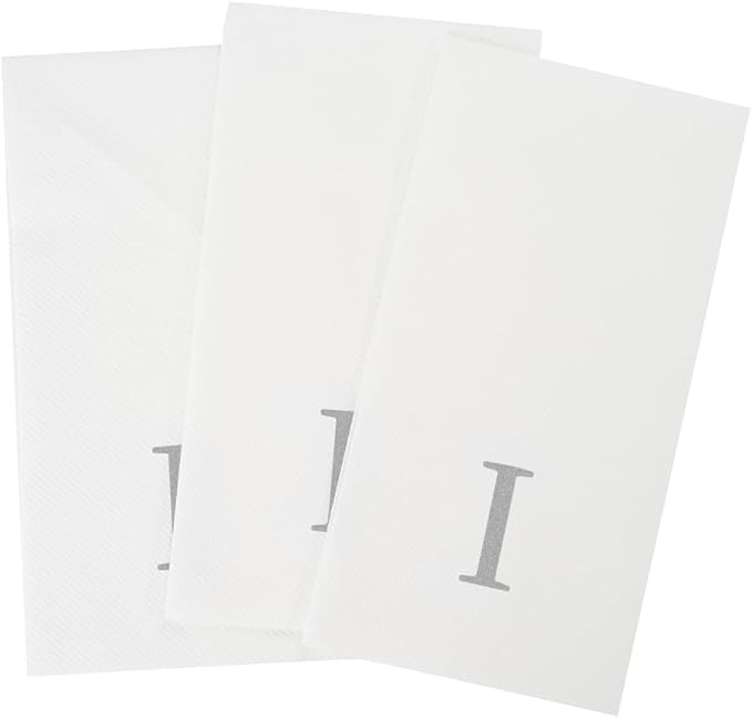 Luxenap 15.8 X 7.9 Inch Linen-Feel Guest Towels, 2000 Lettered Hand Towels