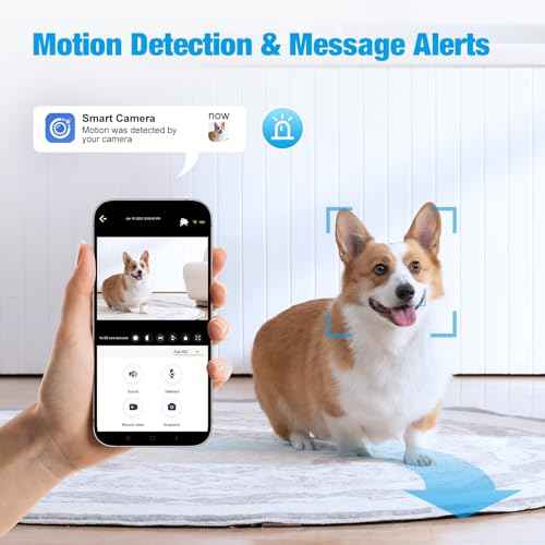 Hidden Camera Spy Camera,1080P HD Mini Nanny Cam for Home/Office with Night Vision, App Control WiFi Indoor Security Cameras, Motion Detection,Wireless Remote Viewing Cam