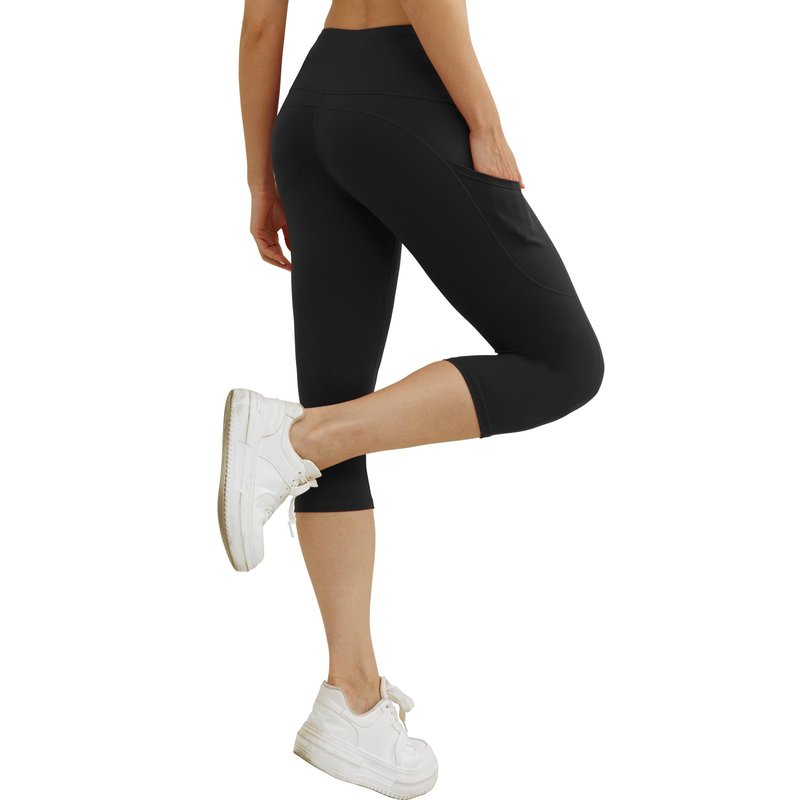 Match Womens High Waisted Active Yoga Pants with Pockets Tummy Control Workout Buttery Soft Leggings