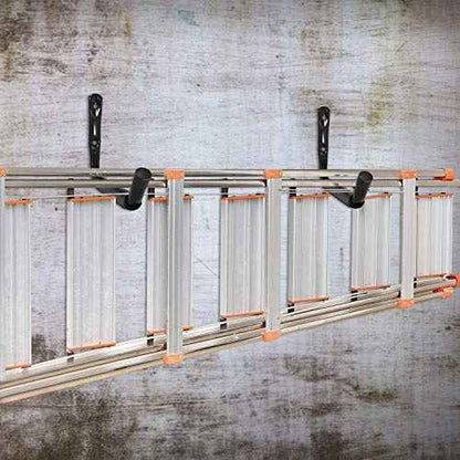 Heavy Duty 13 Inches Jumbo Arm Indoor Outdoor Storage Wall Hooks, Garage and Garden Steel Organizer Rack, 6 Pack Garage Storage Hooks
