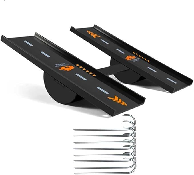RC Car Jump Ramp Slope Takeoff Board RC Stunt Playset for 1/10 1/12 1/14 1/16 Short-Course Truck/Monster Truck/Drifting RC Car