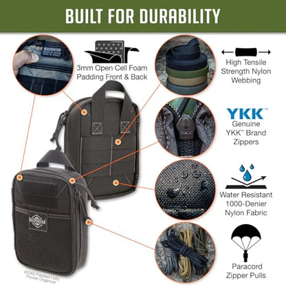 MAXPEDITION Padded Fatty Pocket Organizer (5¡± x 2¡± x 7¡±) EDC Pouch, Tactical Tool Pouch for Organization, MOLLE Accessories for Everyday Carry, 0260