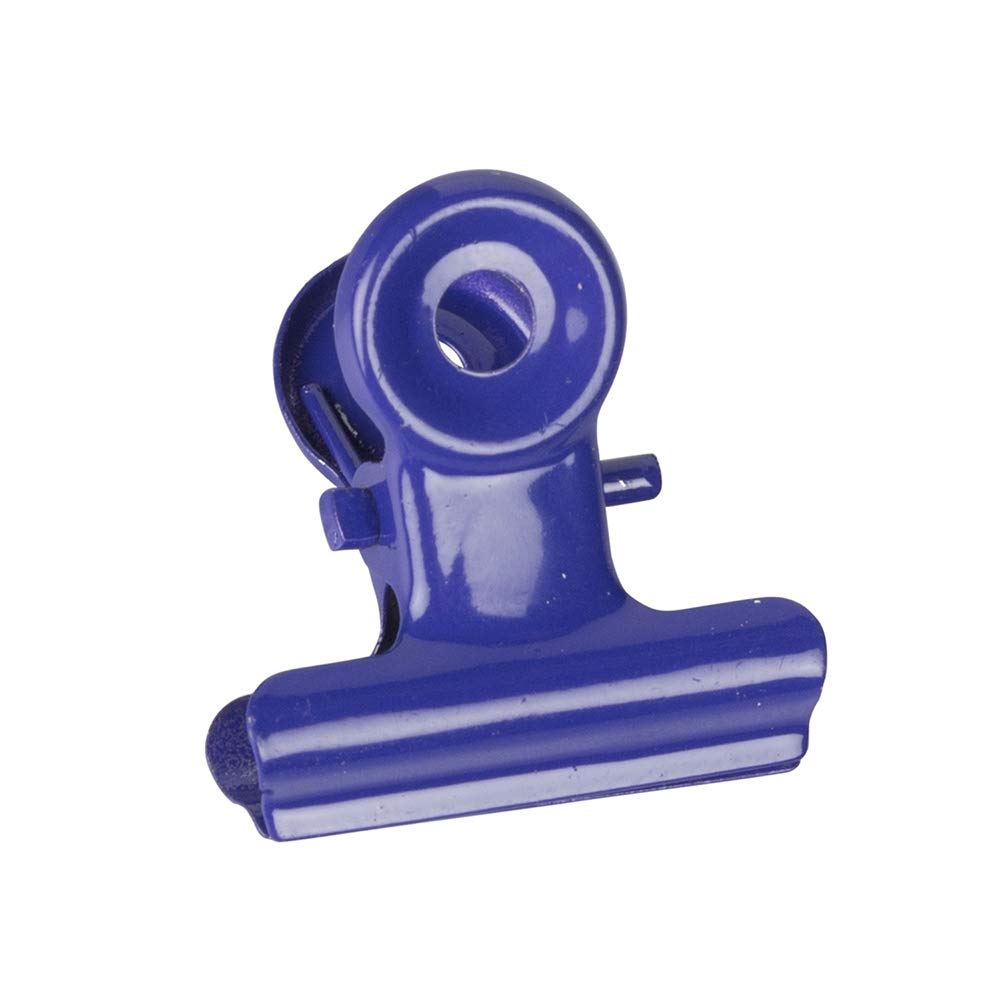 JAM PAPER Metal Bulldog Clips - Small - 22mm - Purple - 25/Pack