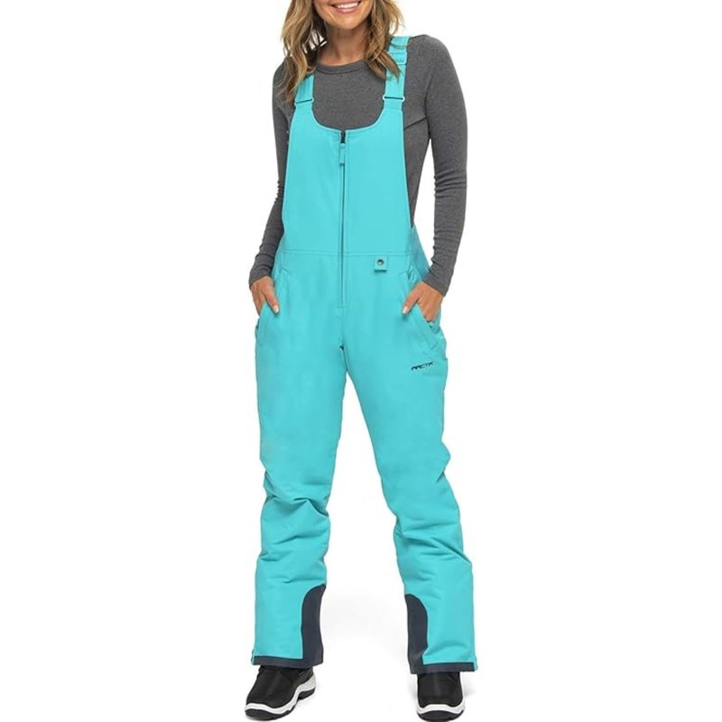 Arctix Women's Essential Insulated Bib Overalls, Bluebird, Small Short