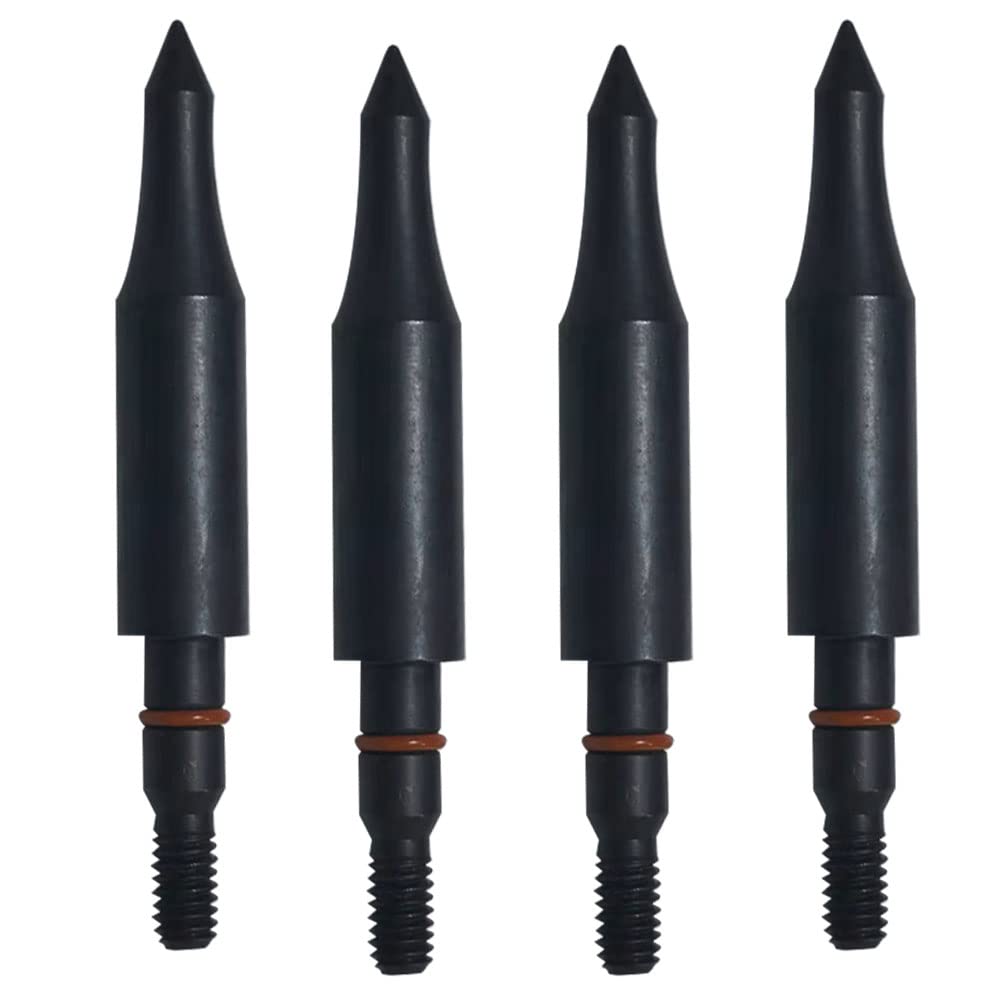 Field Points arrowheads 200 Grains Archery Field Points, 5/16" Steel Screw in Archery Field Tips and Broadheads (1 Dozen 12 PCS)