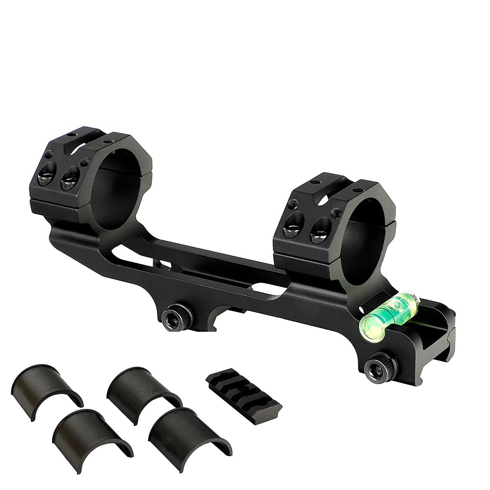 ohhunt Scope Mount 1 inch 30mm Picatinny Scope Mounts Rings QD Quick Release with Scope Level