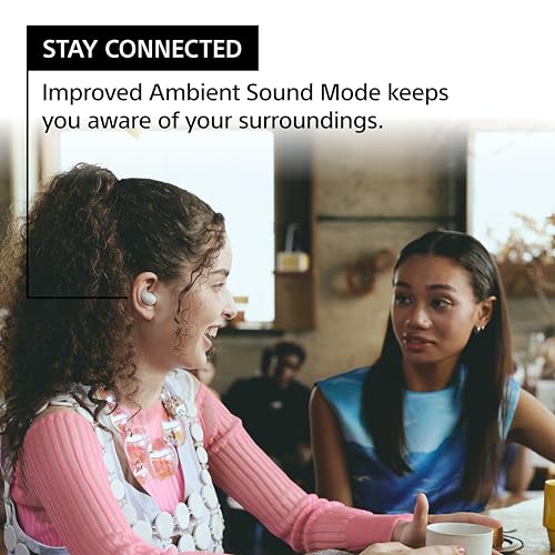 Sony LinkBuds Fit Truly Wireless Noise Canceling Earbud Headphones, Small & Light with Newly Developed Air Fitting Supporters, Black