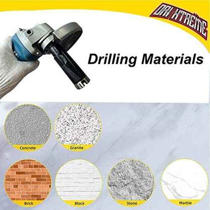 Diamond Core Drill Bits 1-3/8 Inch Granite Hole Saw for Dry Drilling Concrete Marble Stone with 5/8-11 Thread 35mm