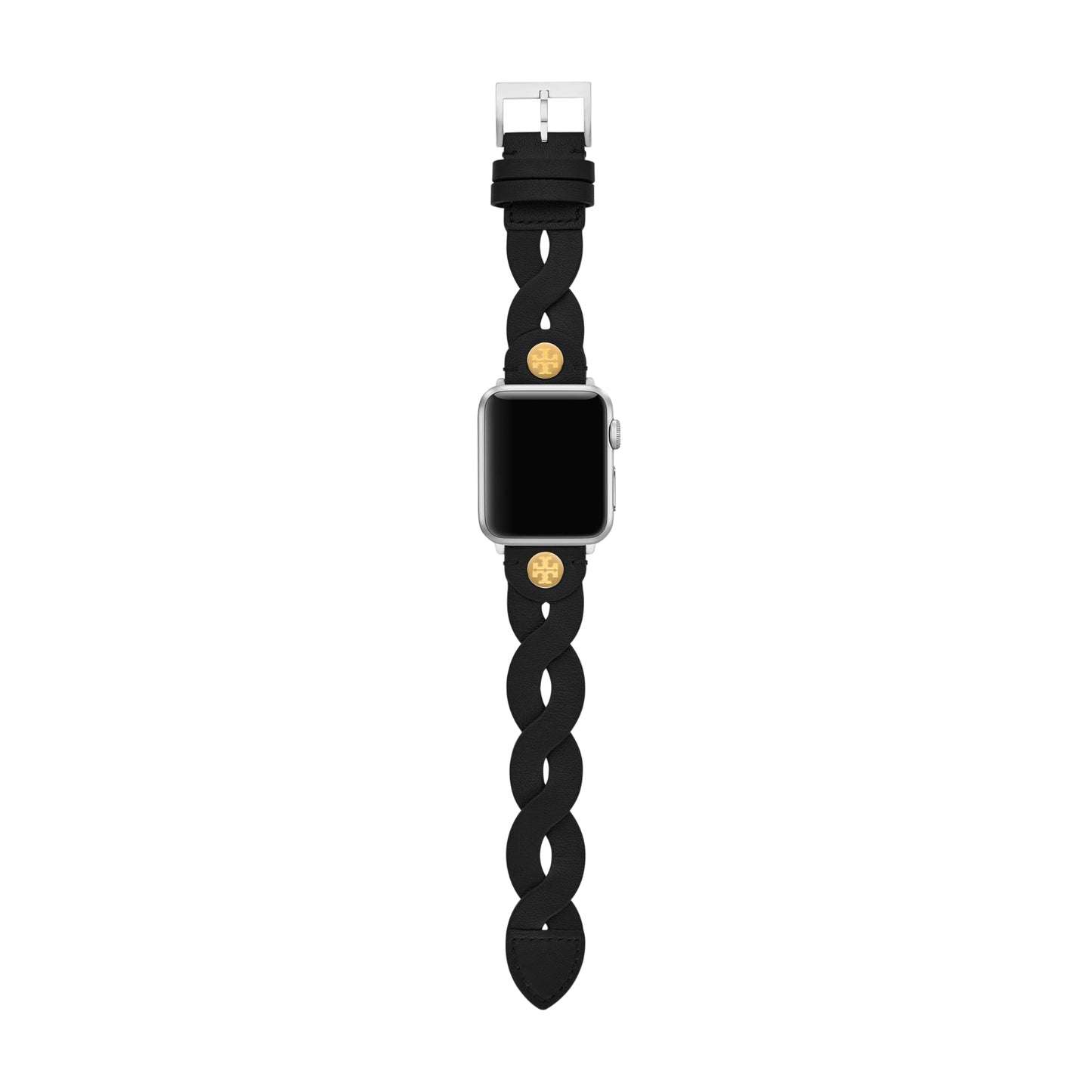 Tory Burch Women's Braided Band for Apple Watch®, Leather (Model: TBS0112E)