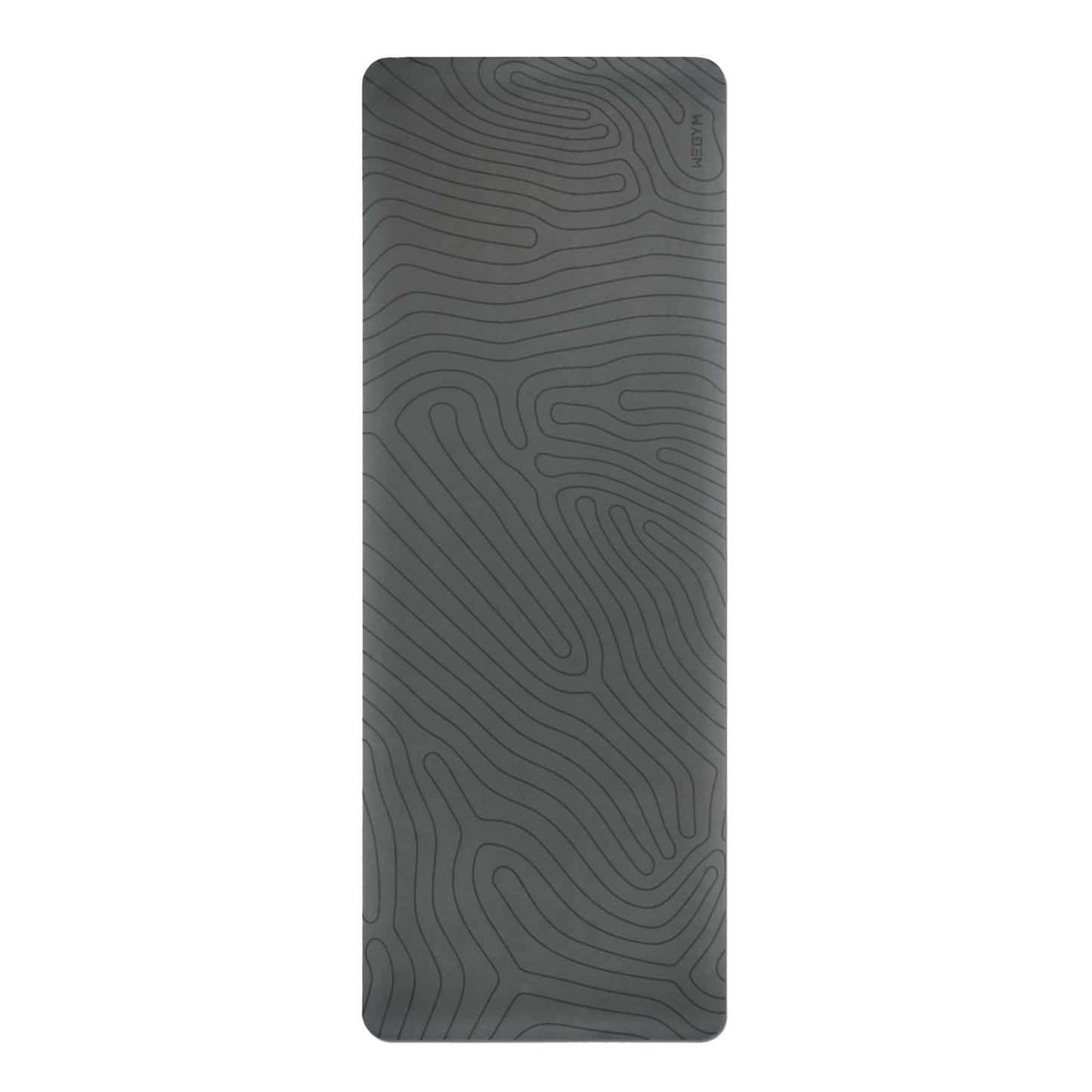 WeGym Yoga Mat, 4mm Cushioned Exercise Mat for Yoga, Pilates, Home Workouts - Anti Slip Polyurethane Suede Yoga Mat with Carrying Strap