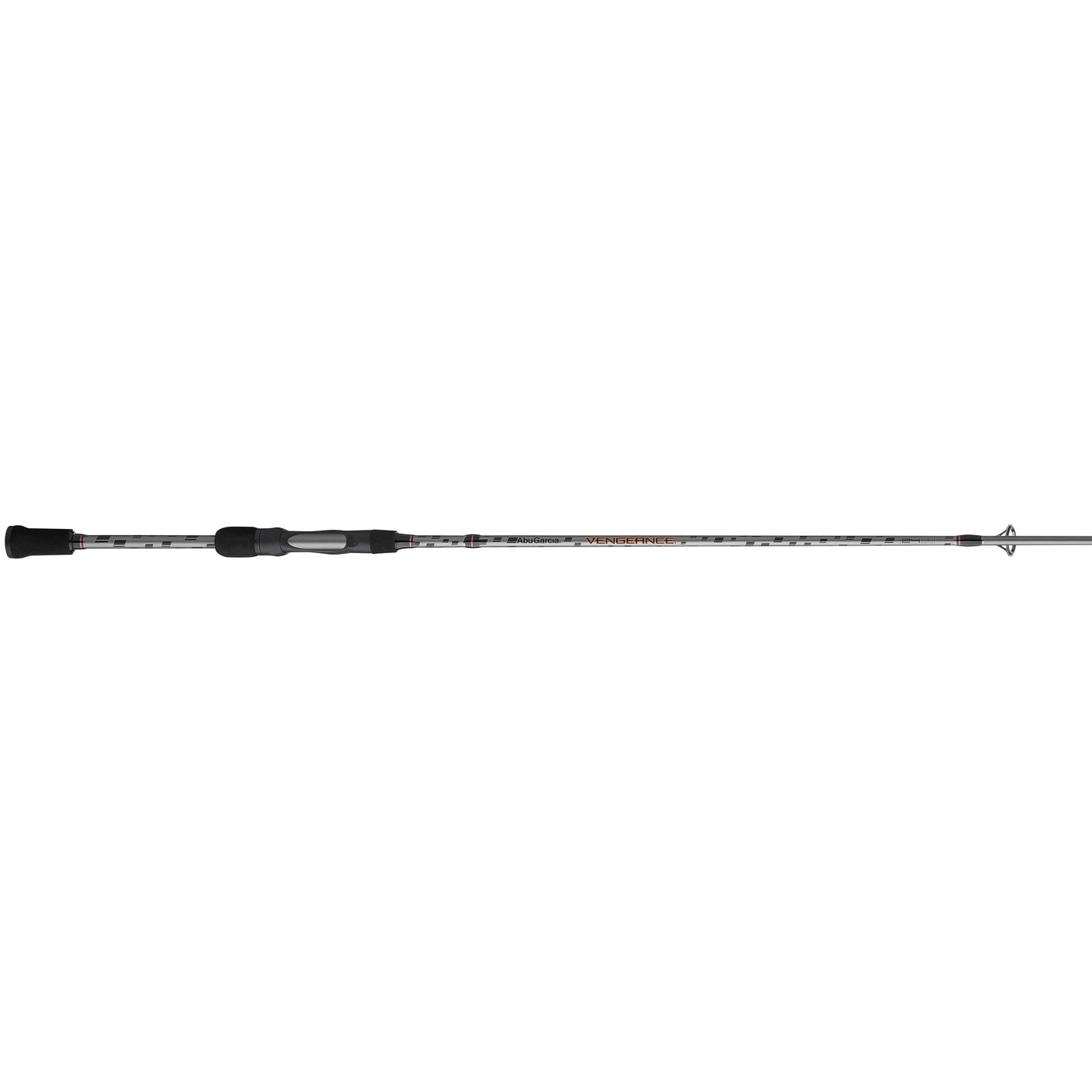Abu Garcia 6'6" Vengeance Spinning Fishing Rod, 1-Piece Rod, Medium Rod Power, Fast Action, Custom Ergonomic Reel Seat, Comfortable EVA Handle, 24-Ton Graphite Blank