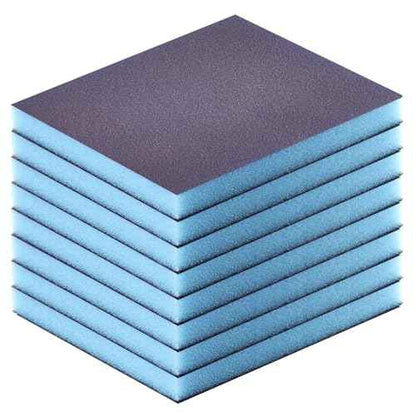 Sanding Sponge, 8 Pieces 320 Grit Sanding Blocks, Reusable and Washable Sand Sponge Kit for Plastic, Wood, Metal, Furniture
