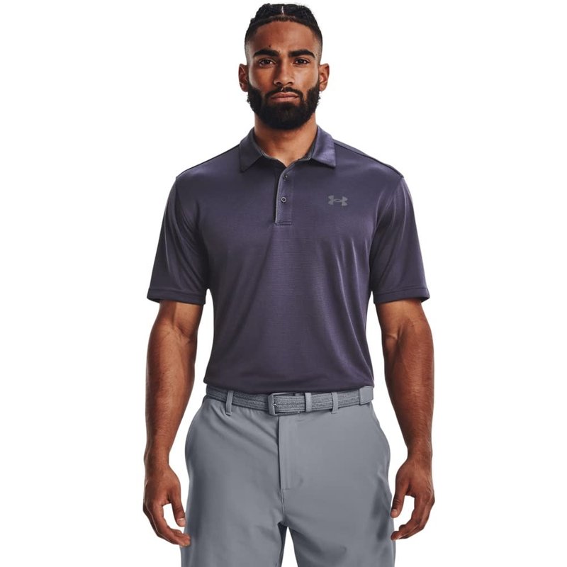 Under Armour Men's Tech Golf Polo, (559) Tempered Steel/Pitch Gray/Pitch Gray, 3X-Large