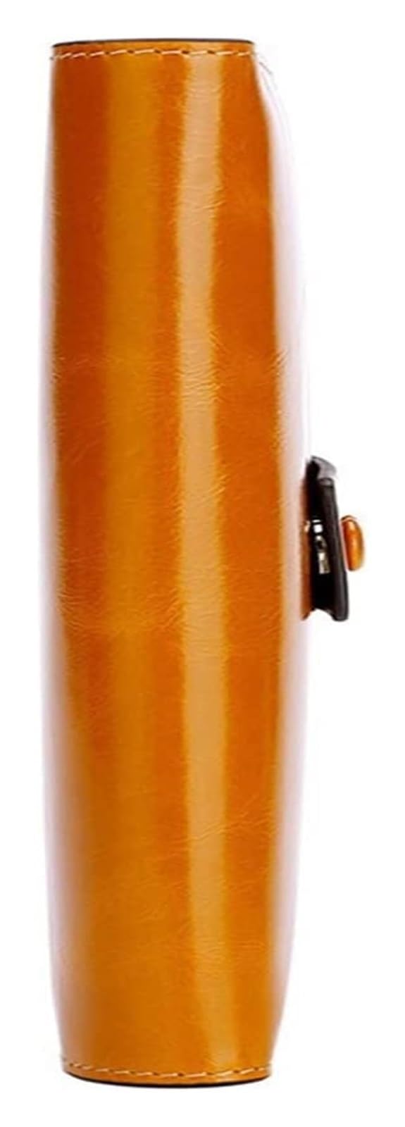 Vyrnox Women's Genuine Leather Long Wallet with Hasp Closure, Large Zip Around Checkbook Billfold Phone Holder Purse Organizer (Rose Purple)
