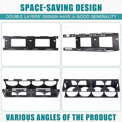 Blulu Welding Rods Holder Storage Tubes Rack Stick Welding Filler Rod Tubes Organizer Tool Wall Mount Container for Shed Garage Pegboard Workshop Home