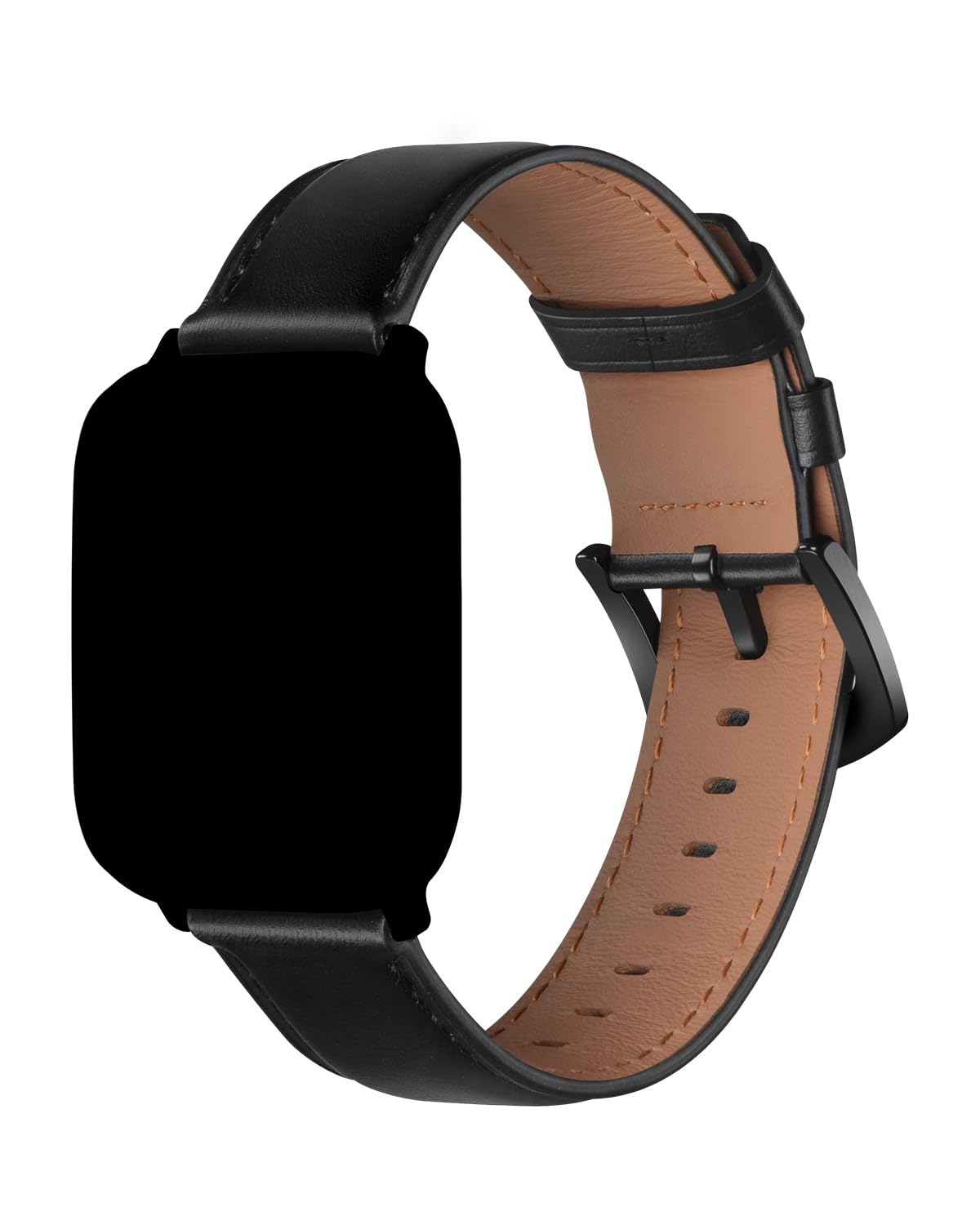 VULKIT Vintage Leather Bands Compatible with Apple Watch Straps 38mm 40mm 41mm, Genuine Leather Wristbands Compatible for Apple iWatch Ultra SE Series 8 7 6 5 4 3 2 1(Black)