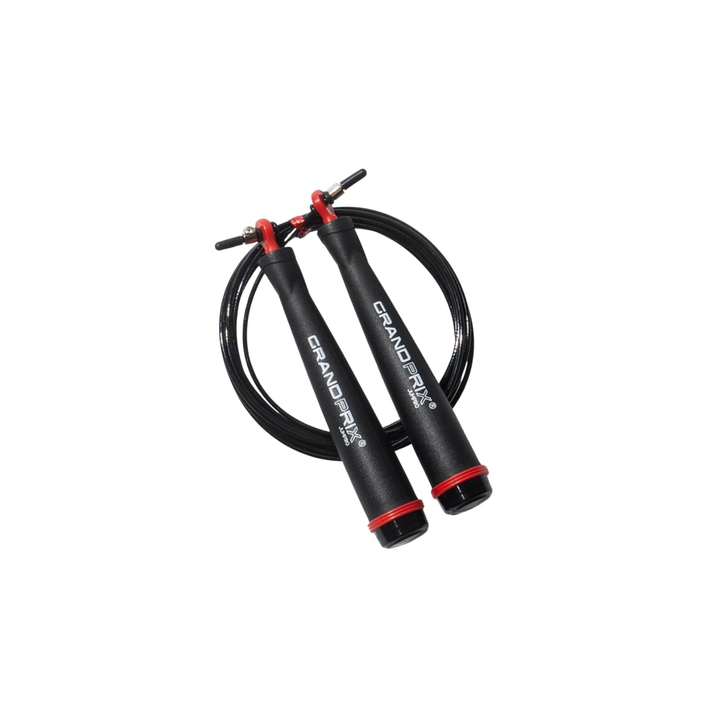 KSY Grand Prix Ultra Speed Light Wire Jump Rope (S-707, Red) – Professional Steel Wire Speed Rope for Boxing, CrossFit & HIIT – Adjustable Jump Rope with Precision Bearings – Made in Korea