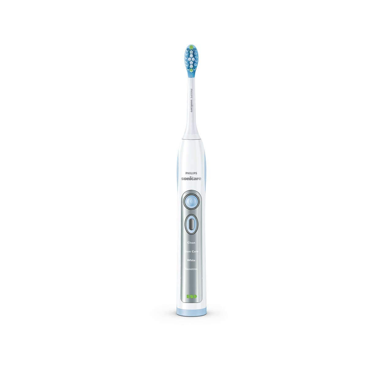 Philips Sonicare FlexCare Whitening Edition Rechargeable Toothbrush Premium 2-Pack Bundle HX6964/77 (2 FlexCare Handles, 2 DiamondClean & 2 Plaque Control Brush Heads, 2 USB Charging Travel Cases)