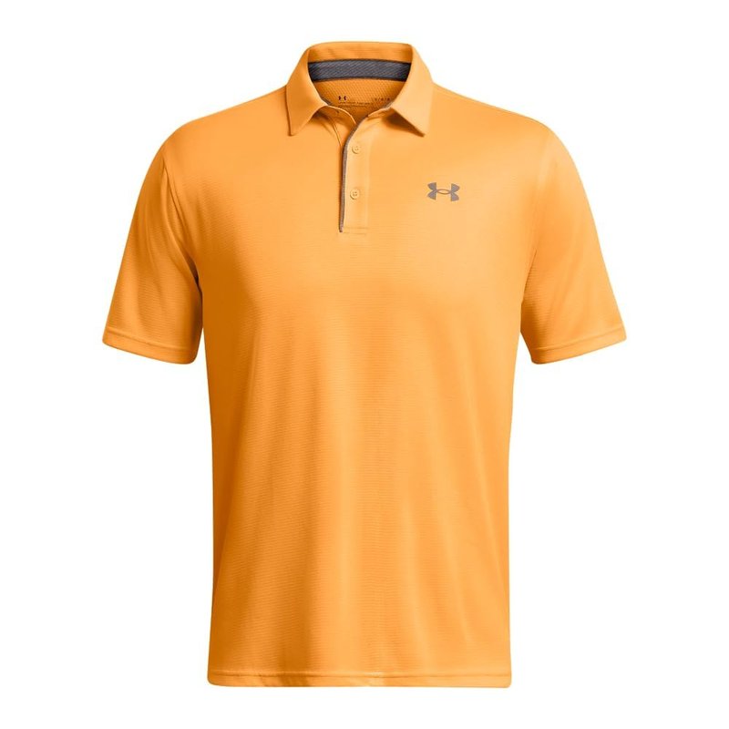 Under Armour Men's Tech Golf Polo, (803) Nova Orange / / Pitch Gray, X-Large Tall