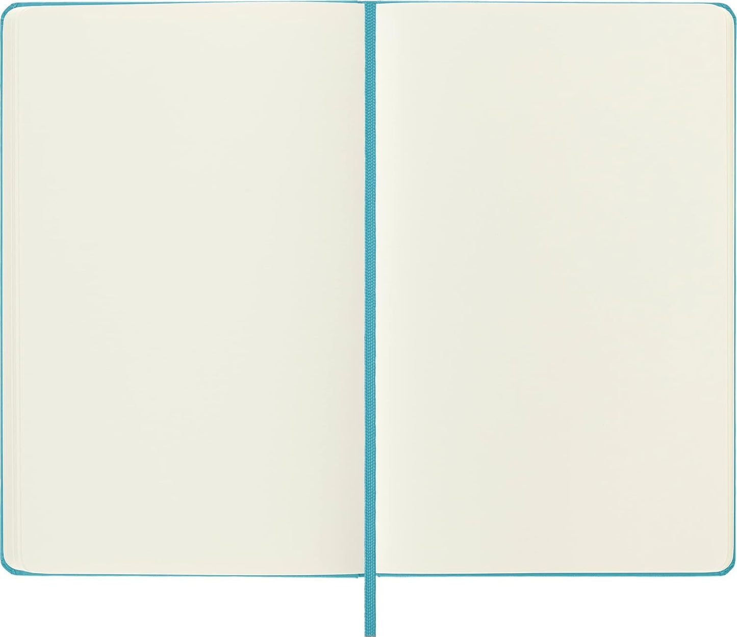 Moleskine Classic Notebook, Hard Cover, Large (5" x 8.25") Plain/Blank, Reef Blue, 240 Pages