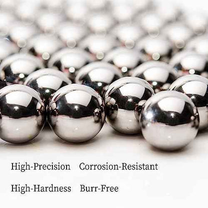 100 PCS 3/8" Inch Diameter Hardened Chrome Solid Steel Bearing Balls,Vigorous Precision Balls£¨100 Pieces£©