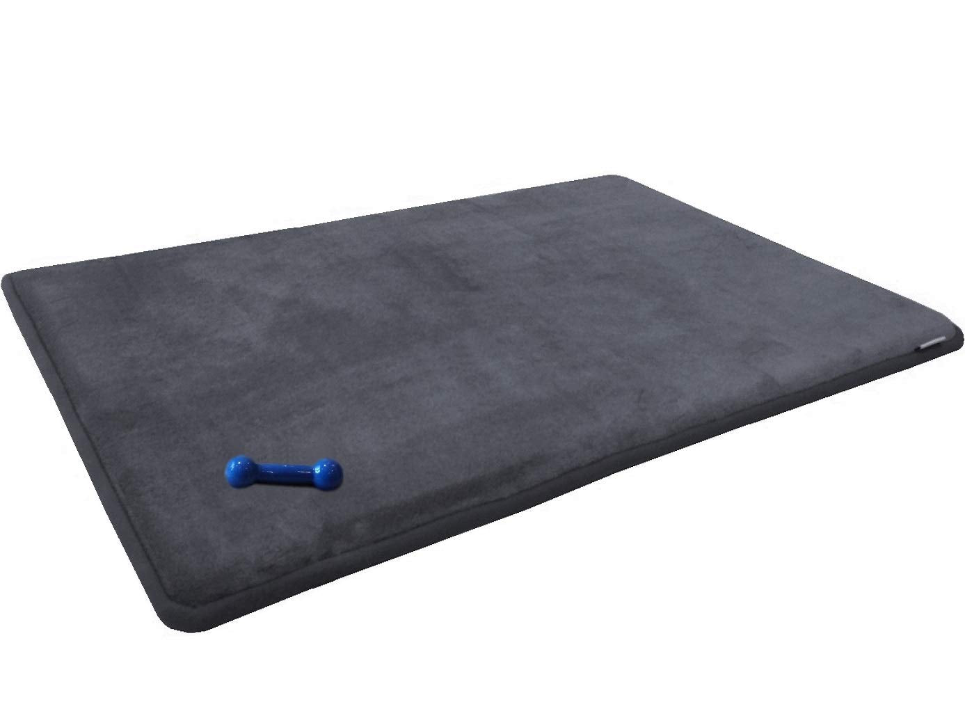 48"X30" Multi-Purpose XL Extra Large Big Luxury Cooling Memory Foam Velour Fleece Rug Mat for Bathroom/Kitchen/Yoga/Fitness/Playground/Playpen/Travel
