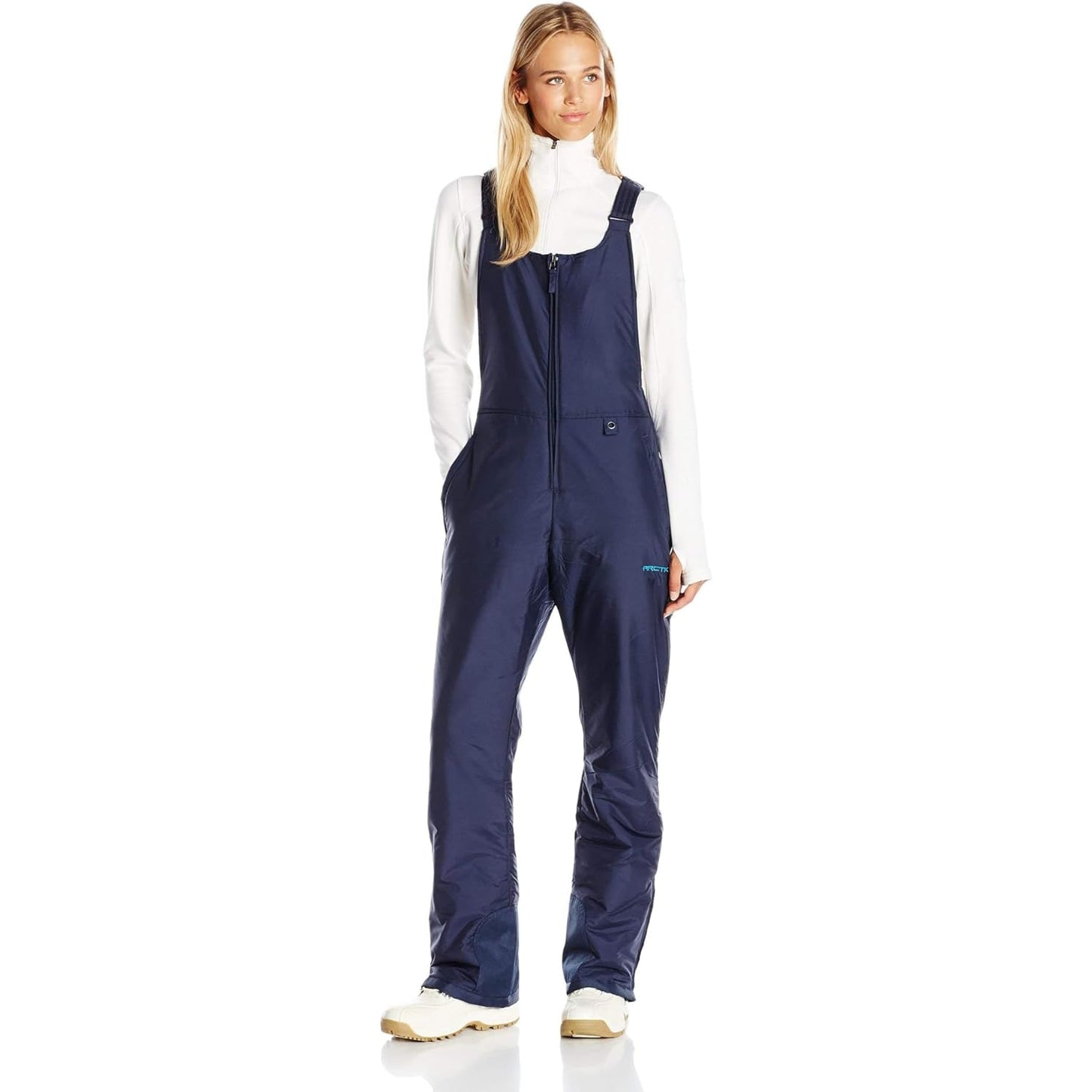 Arctix Women's Essential Insulated Bib Overalls, Blue Night, X-Large Short
