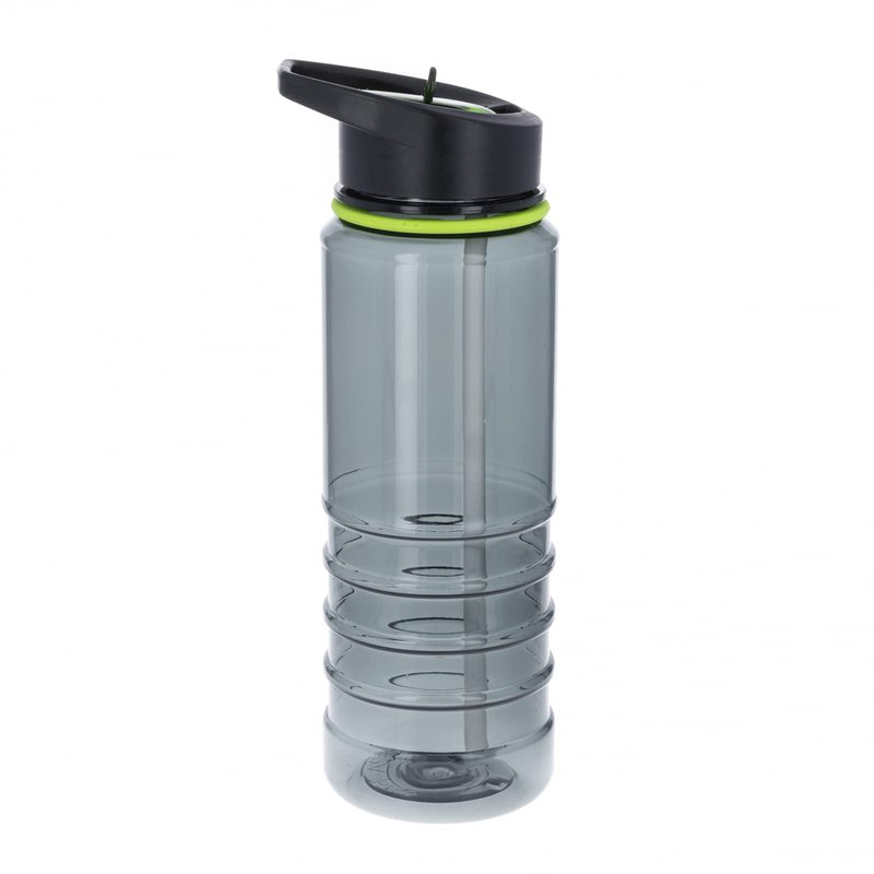 ASR Outdoor 25oz Tritan Flip Top Cap Water Bottle with Straw Smoke Grey