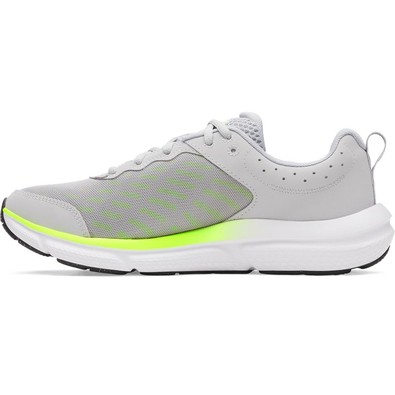 Under Armour Men's Charged Assert 10, (013) Mod Gray/High Vis Yellow/Black, 7, US