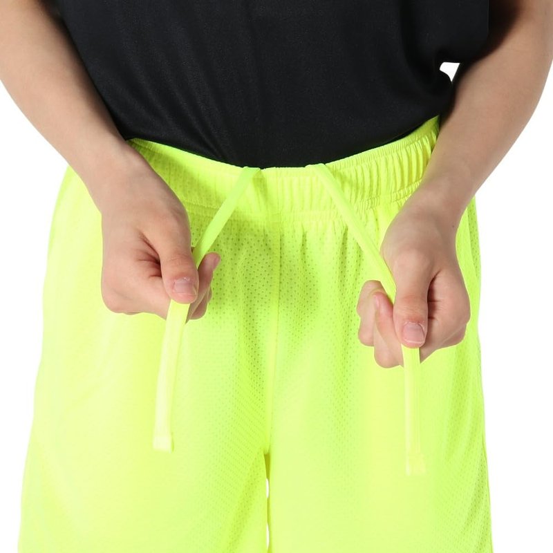 Under Armour Boys Tech Mesh Shorts, (731) High Vis Yellow / / Black, Medium