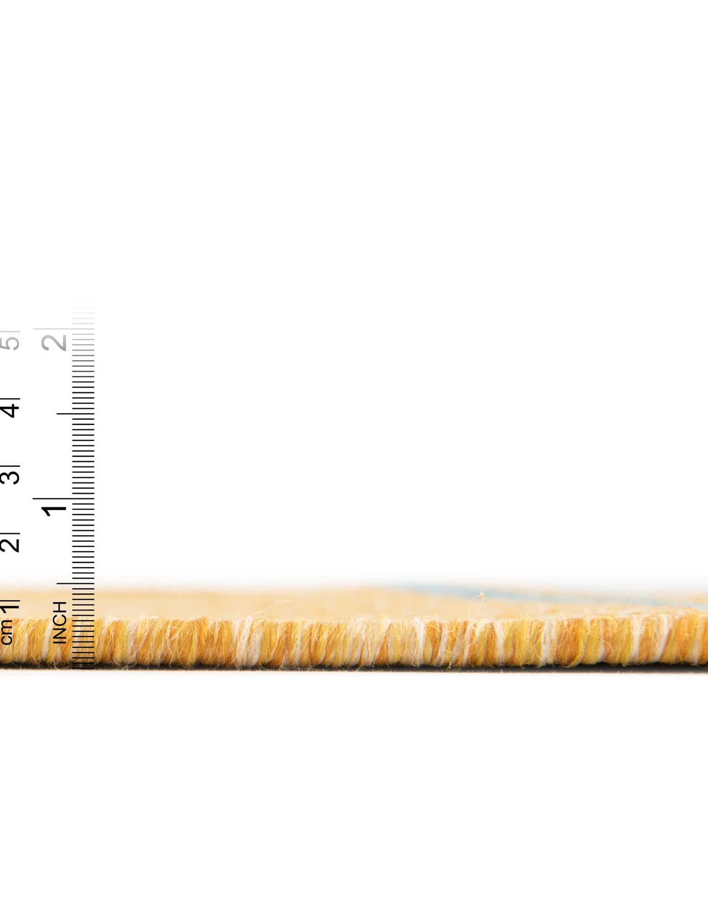 Unique Loom Outdoor Collection Area Rug - Anguilla (5' 3" x 8' Oval, Yellow and Aqua/Light Blue)