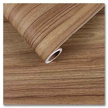CRE8TIVE Brown Wood Grain Contact Paper Peel and Stick Wood Wallpaper Removable Waterproof Thick Distressed Wood Look Wallpaper Self Adhesive Wood Vinyl Wrap for Bedroom Kitchen Cabinets Desk 12"x80"