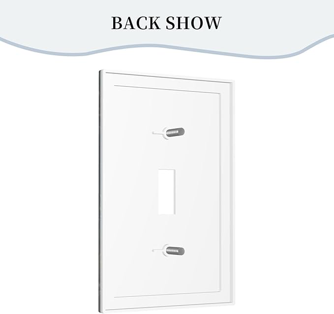 Decorative Art Light Switch Covers Foxes & Forest Single Toggle Wall Plate Decorative Switchcover Electrical Switchplate for Home Decor