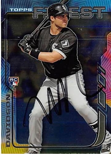 Sports Memorabilia Autograph Warehouse 344587 Matt Davidson Autographed Baseball Card - Chicago White Sox 2014 Topps Finest Chrome No. 17 Rookie