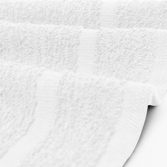 Avalon Towels Cotton Washcloths – Size 12x12 Inches, 100% Ring Spun Cotton