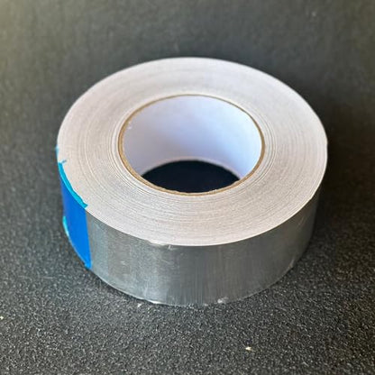 BlueTex Insulation¤ÔHVAC Aluminum Foil Tape 2 inch x 35 Yards (105 feet) 4 mil, Heavy-Duty Silver Duct Tape Metallic, High/Low Temperatures Aluminum Tape for Ductwork, Insulation & Vapor Barrier Seams