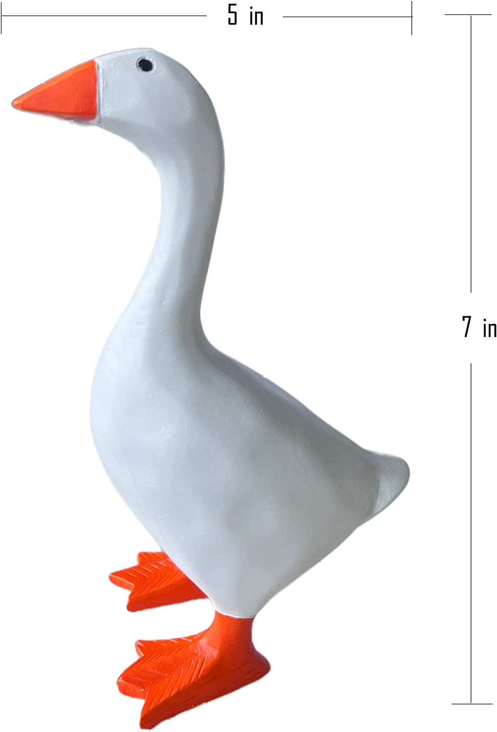 Gladyell Magnetic Goose Key Holder Cute Home Decor Statue,Office Table Desk Decor Resin Goose Duck Statue Sculpture,Tool Holder Home Decoration，Bedroom Decor Housewarming Gift