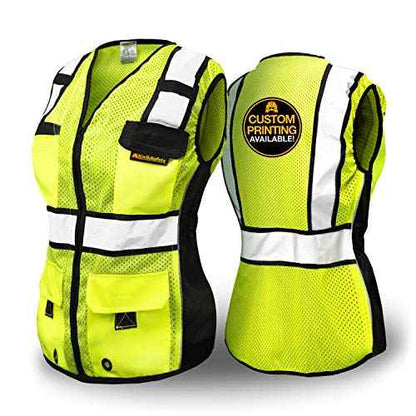 KwikSafety - Charlotte, NC - RoadBOSS Economy & Premium Safety Vest for Women [SNUG-FIT] Class 2 ANSI Tested OSHA
