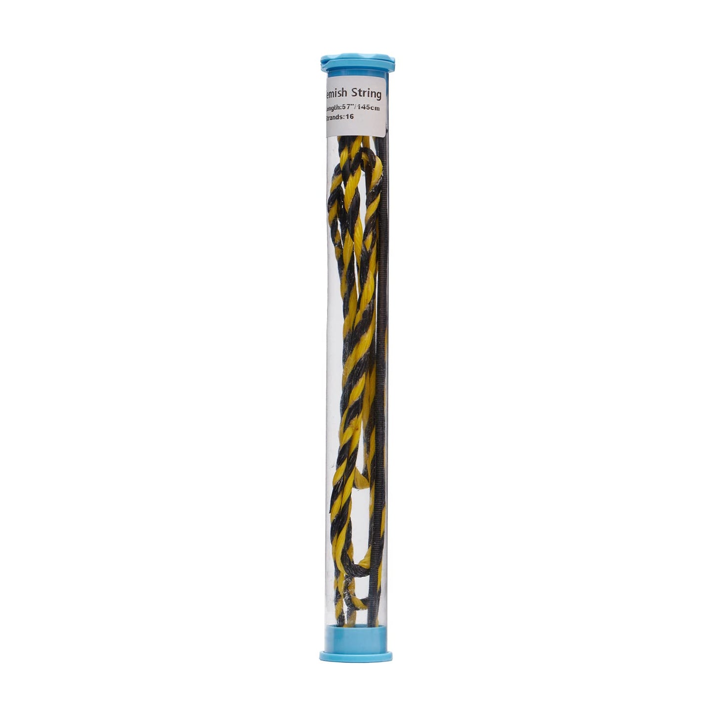 TOPARCHERY 57" Actual Length Mulcolor Flemish Fast Flight Plus Replacement Recurve Bowstring Bow String by Traditional Bow Archery Products (Black & Yellow)