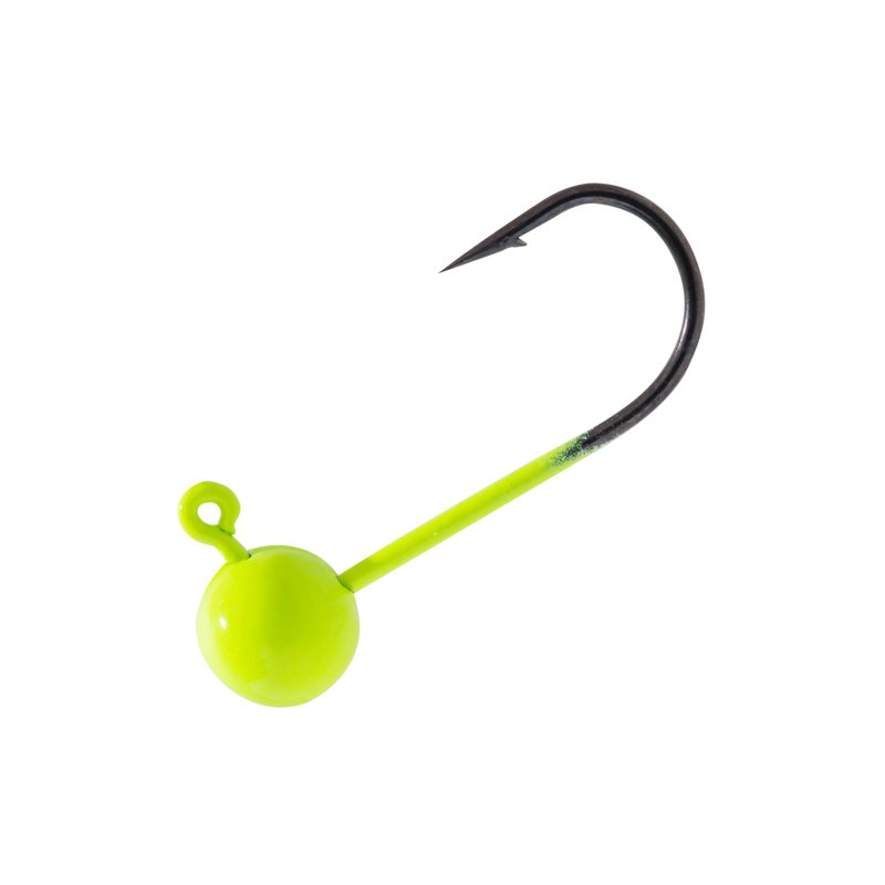 Temorah Fly Tying Jig Heads (Fluorescent Chartreuse, 1/80 OZ 50PCS)