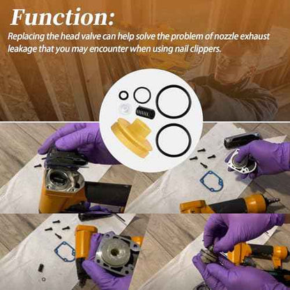 Piston Head Repair Kit Compatible with Bostitch and DeWalt Nailers. For Bostitch CF15 MCN250S MCN150 N75C N66C N66BC MCN250 N66BC-1 N75C-1 N66C-1,DeWALT Nailers DWMC150 DW66C-1 Nailers