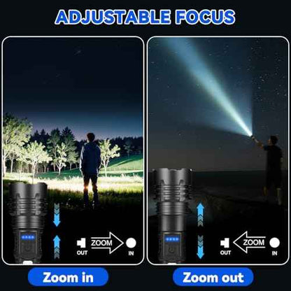 6Pack Rechargeable Flashlights, 7Mode Flashlights High Lumens, Super Bright LED Flashlight, Adjustable Tactical Flash Light, High Powered Flash Light, Handheld Flashlight for Home Emergency Camping