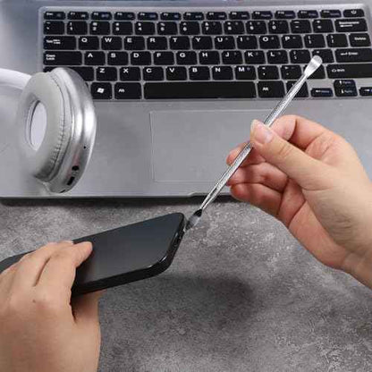 6 PCS Metal Spudger Set, Dual-Ends Small Metal Spudger Pry Opening Repair Tools Kit Spudgers Pry Tool Kit Double-Ended Stainless Steel Opening Tool, Professional Prys OpeningSpudger for Phone, Laptops